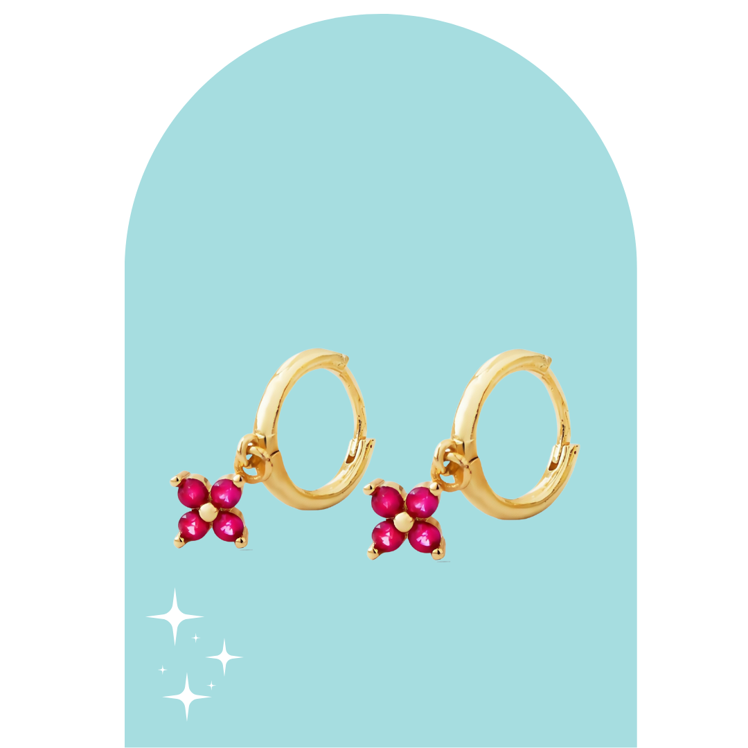 Stainless Steel Gold Drea Earrings