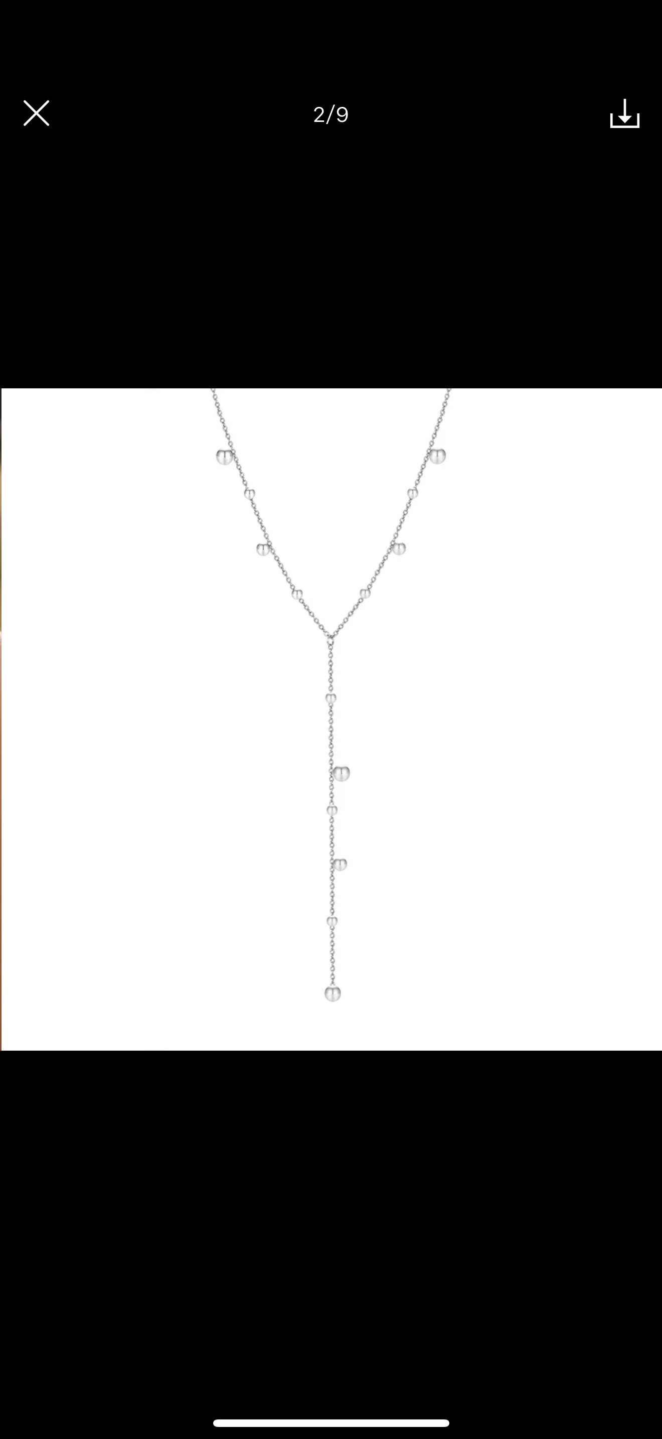 Stainless Steel Lariat Necklace