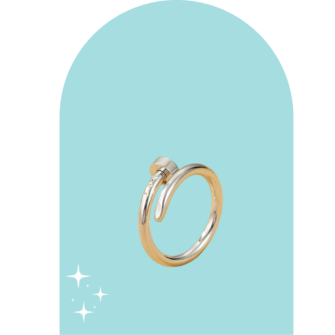 Stainless Steel Zoé Ring