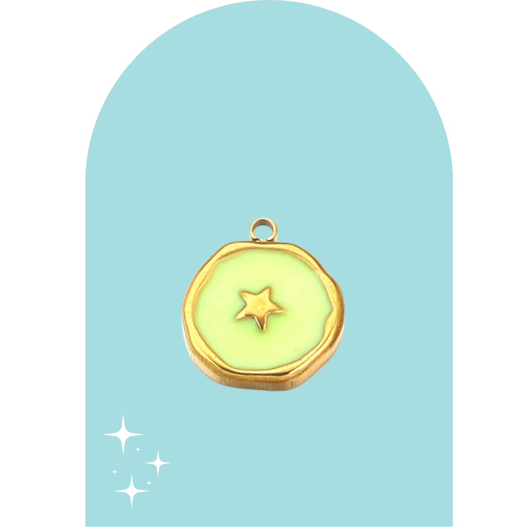 Stainless Steel Delicate Star Charm