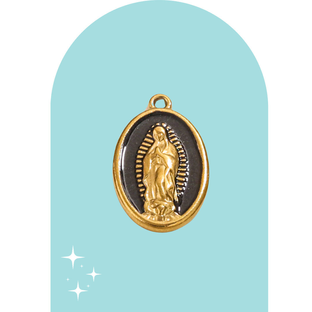 Stainless Steel Virgencita Charm