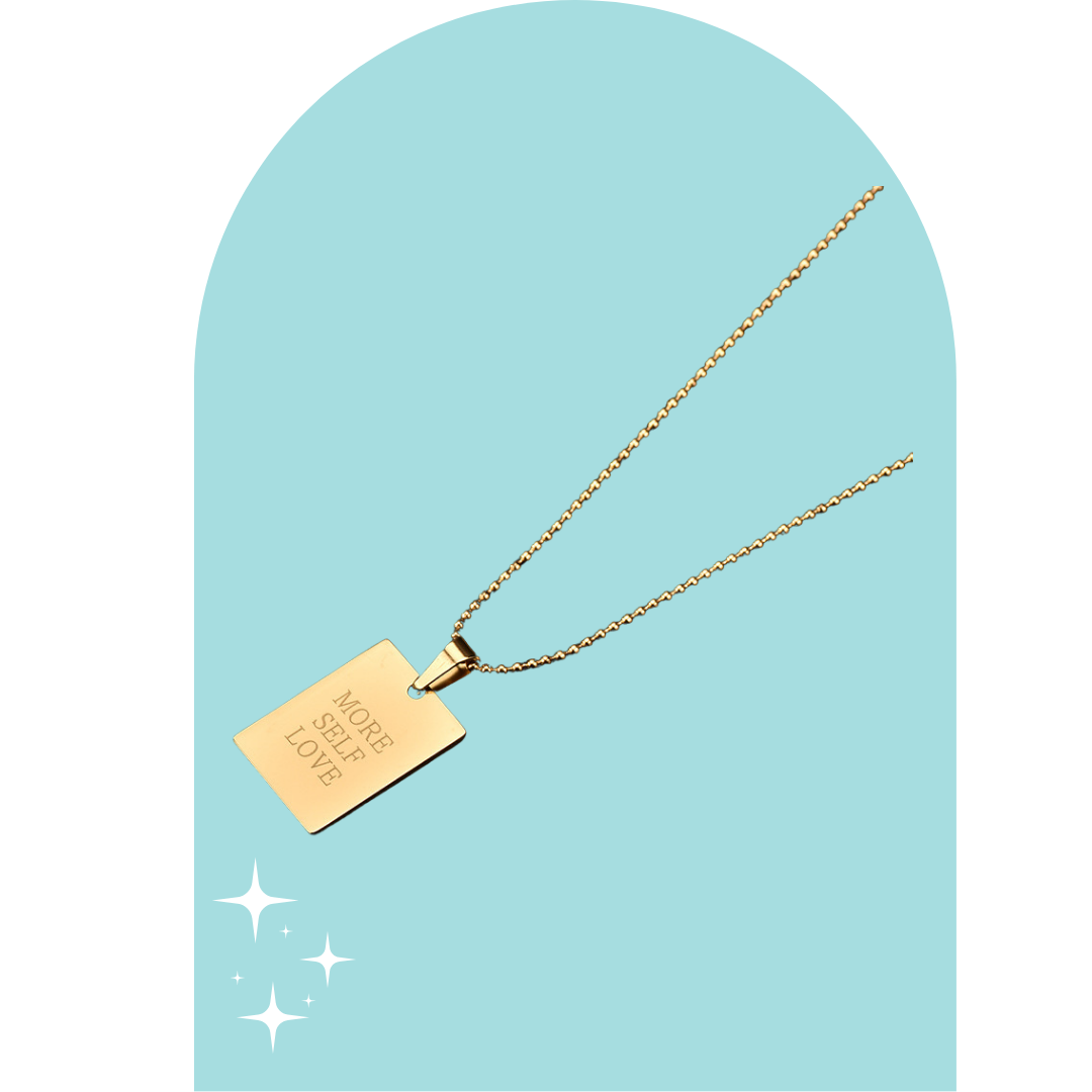 Stainless Steel More Self Love Necklace