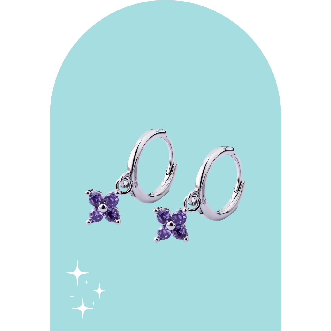 Stainless Steel Silver Drea Earrings