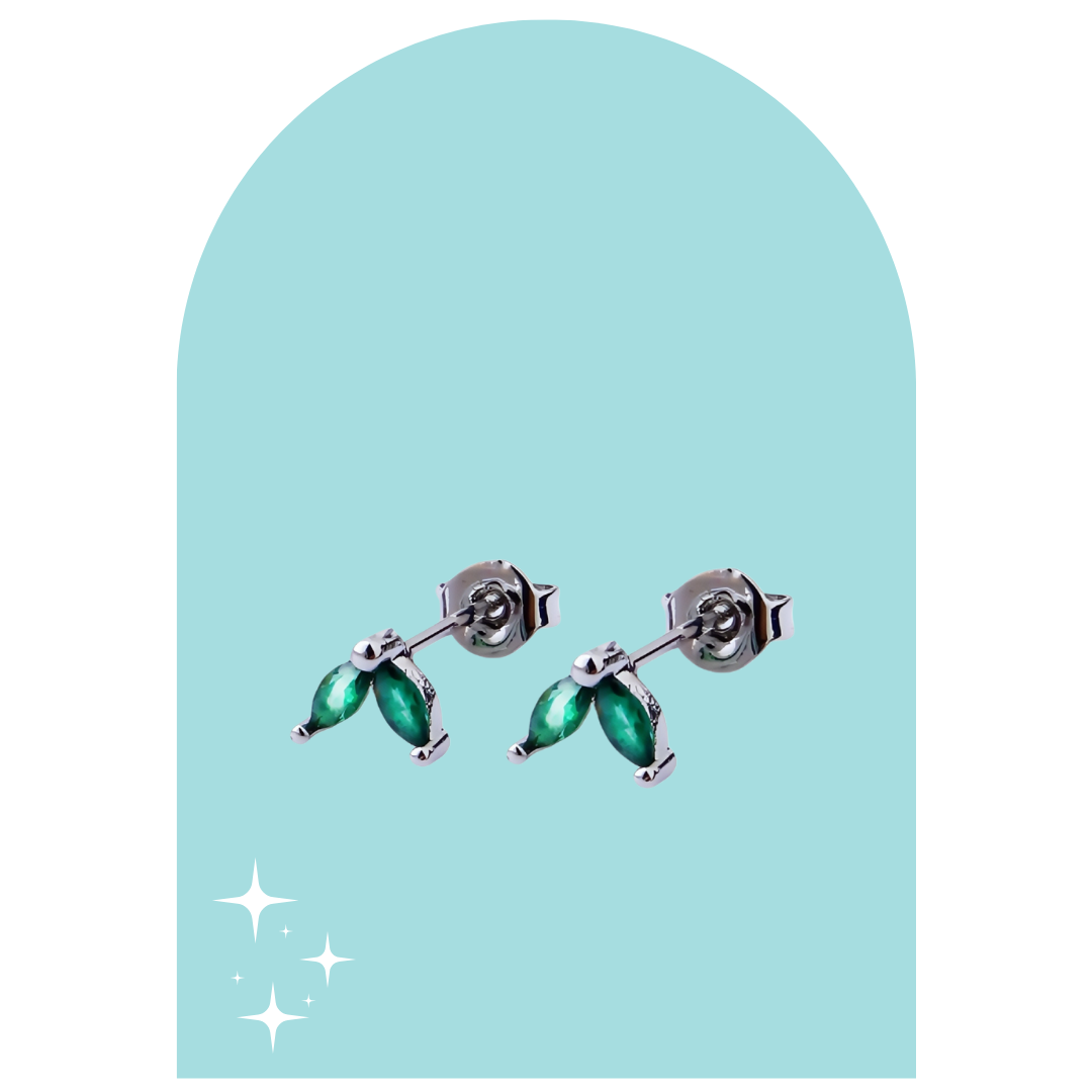 Stainless Steel Silver Drea Studs