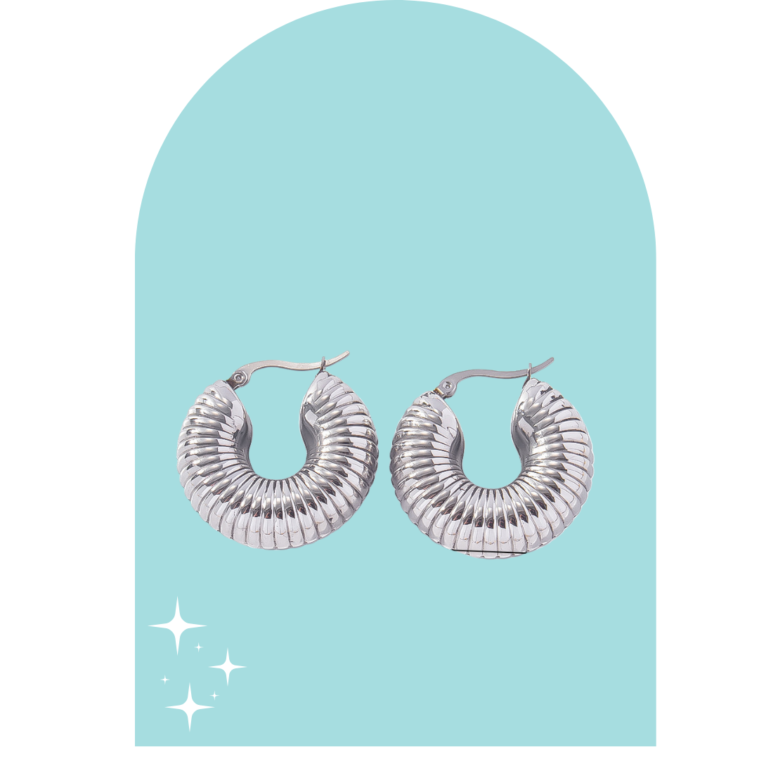 Stainless Steel Lya Hoops
