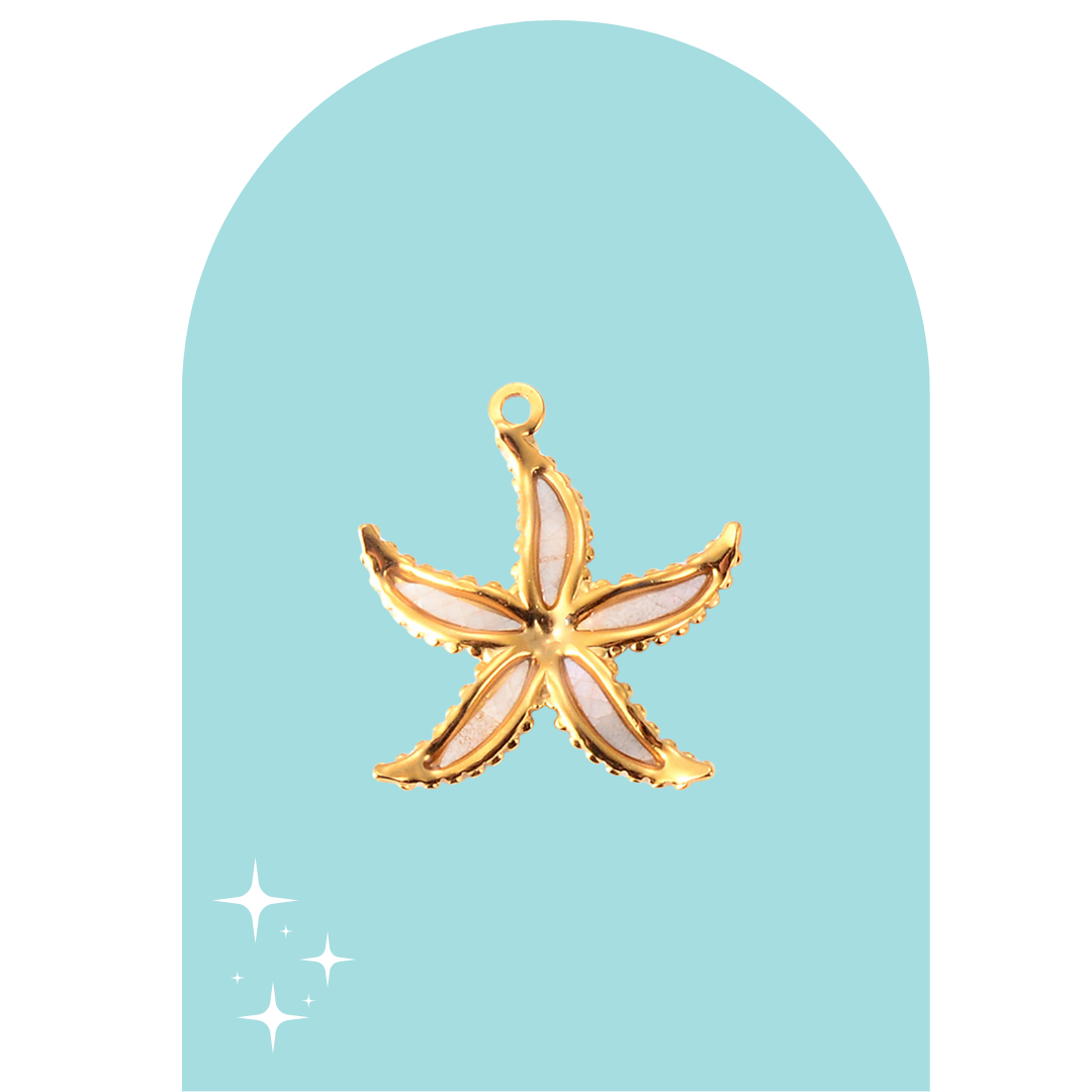 Stainless Steel Sea Star Charm