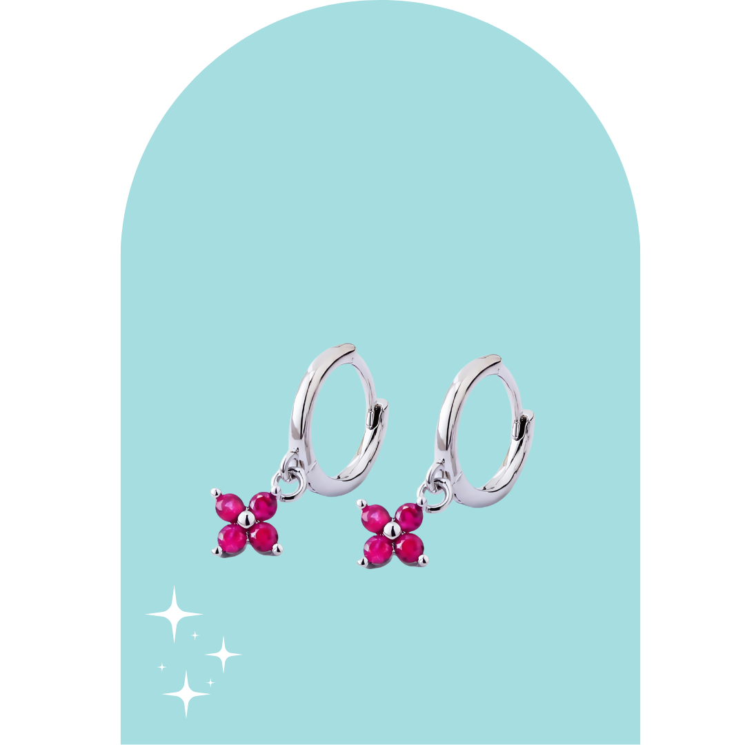 Stainless Steel Silver Drea Earrings