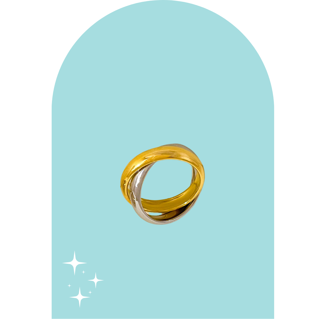 Stainless Steel Ana Ring Set
