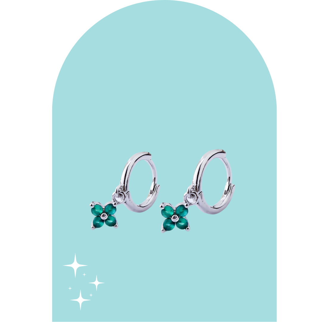 Stainless Steel Silver Drea Earrings