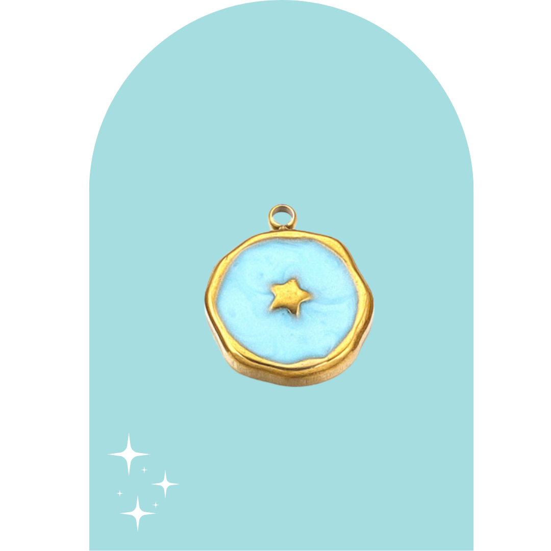 Stainless Steel Delicate Star Charm