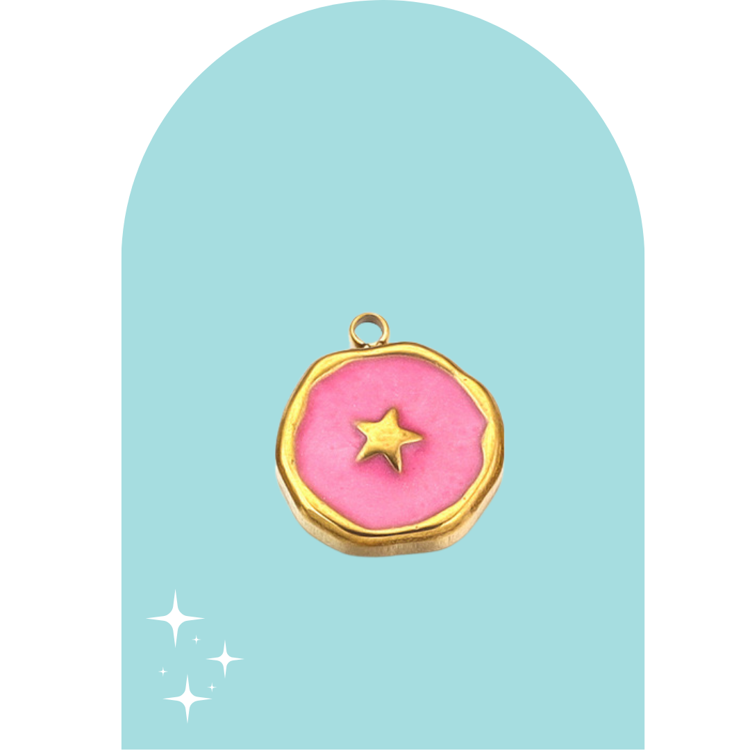 Stainless Steel Delicate Star Charm