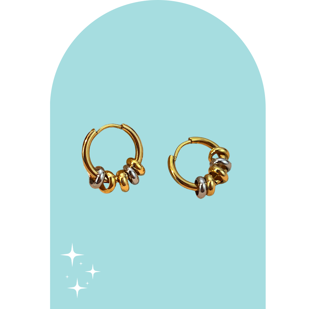 Stainless Steel Helena Earrings