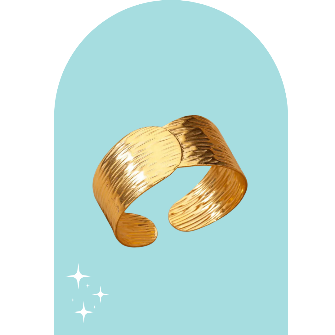 Stainless Steel Golden Hour bangle