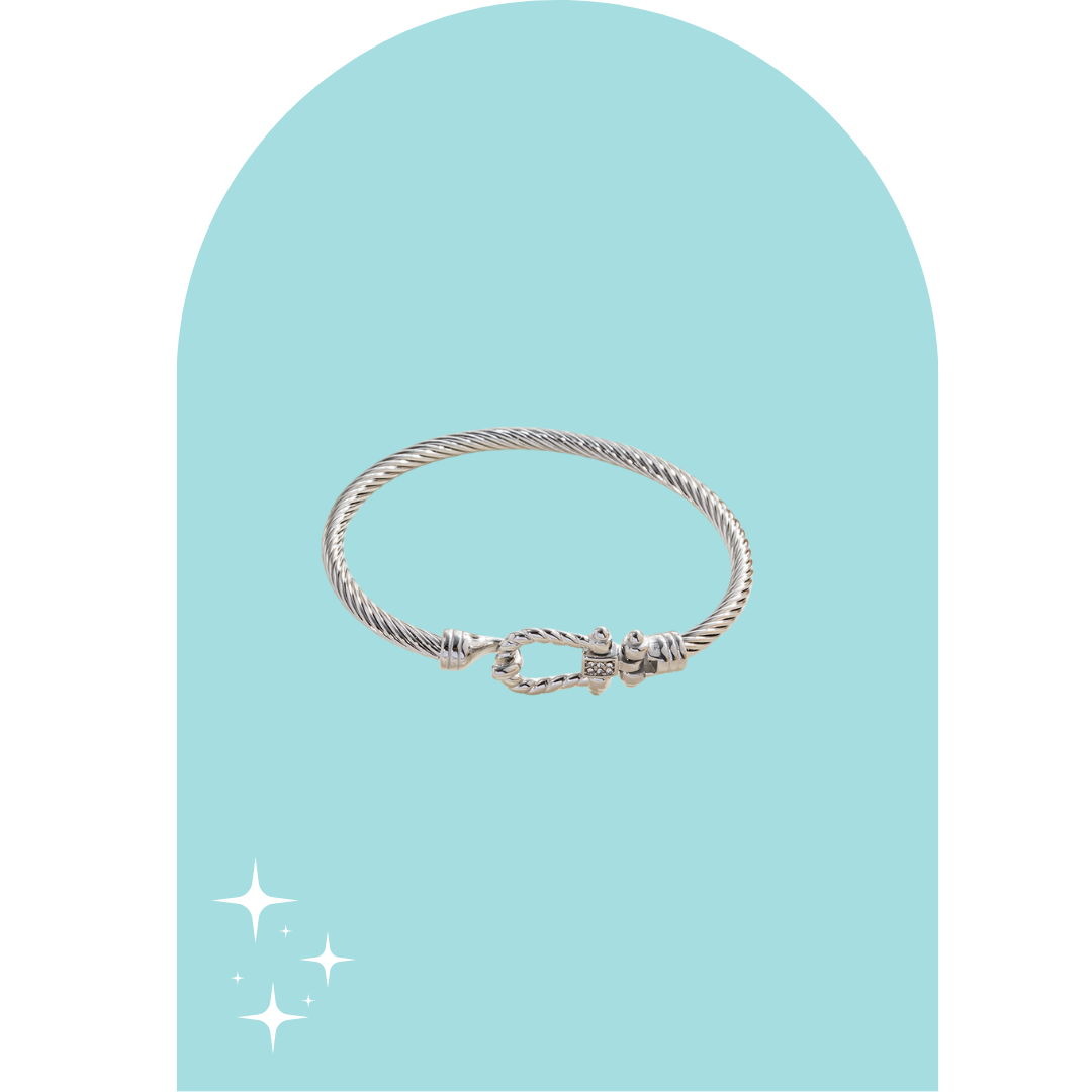 Stainless Steel Hooked Bracelet