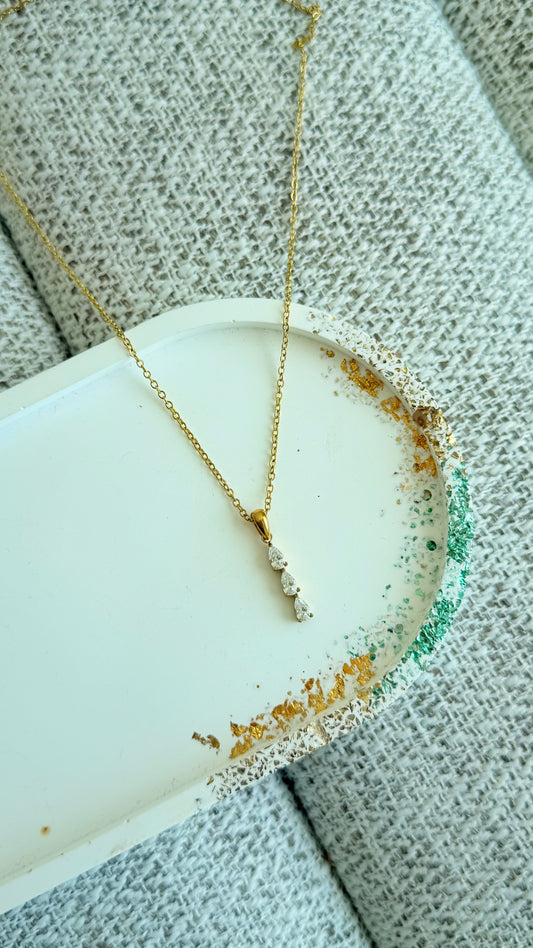 Stainless Steel Sparkling Necklace