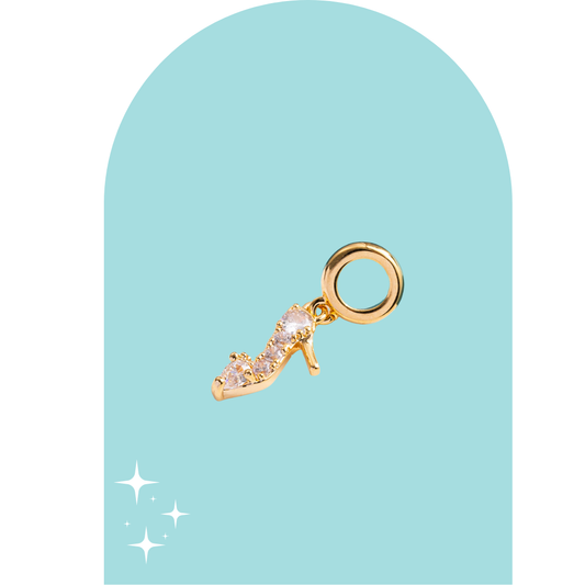 Stainless Steel Cinderella’s Heel Charm