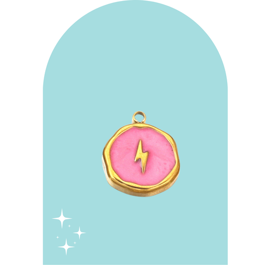 Stainless Steel Pink Rayo Charm
