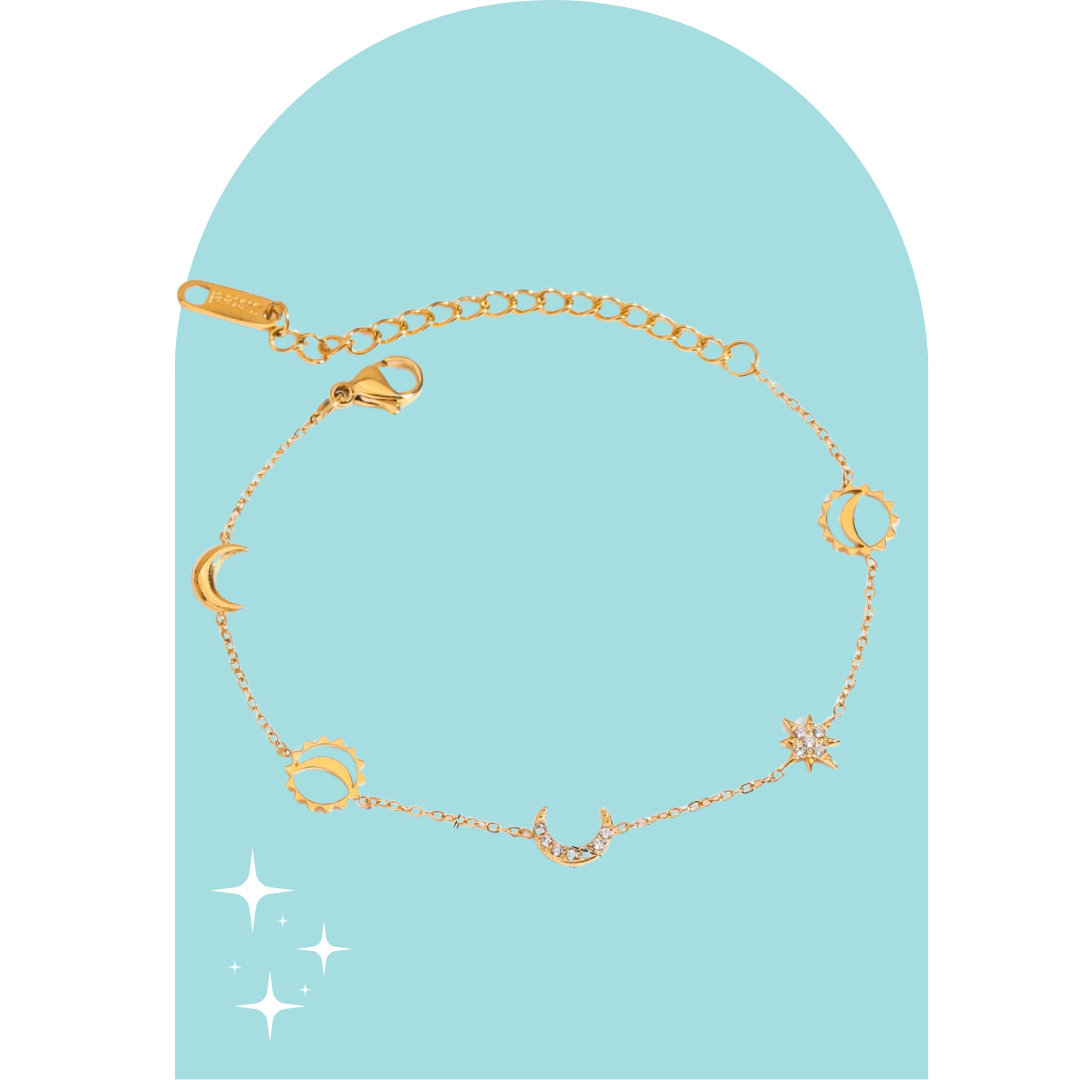 Stainless Steel Celestial Bracelet