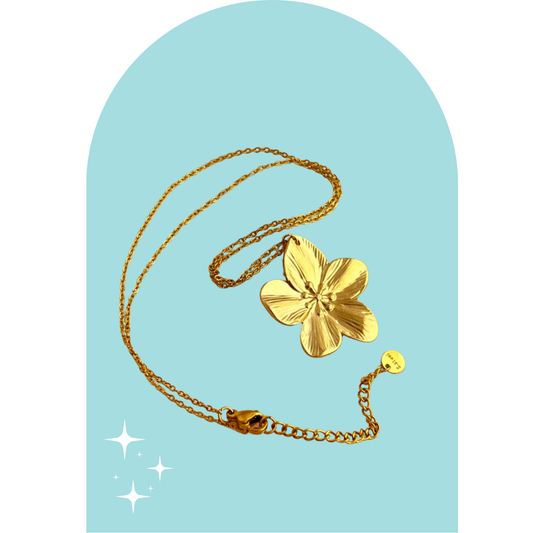 Stainless Steel Amapola Necklace