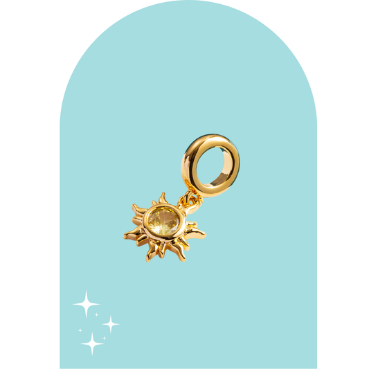 Stainless Steel Rapunzel Sun Charm
