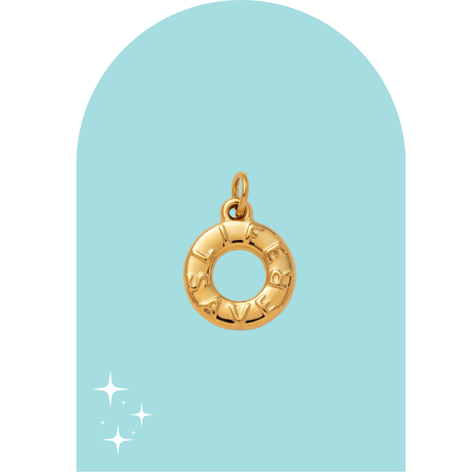 Stainless Steel Life Saver Charm