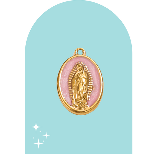 Stainless Steel Virgencita Charm