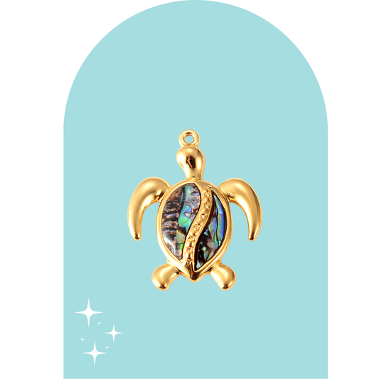 Stainless Steel Sea Turtle Charm