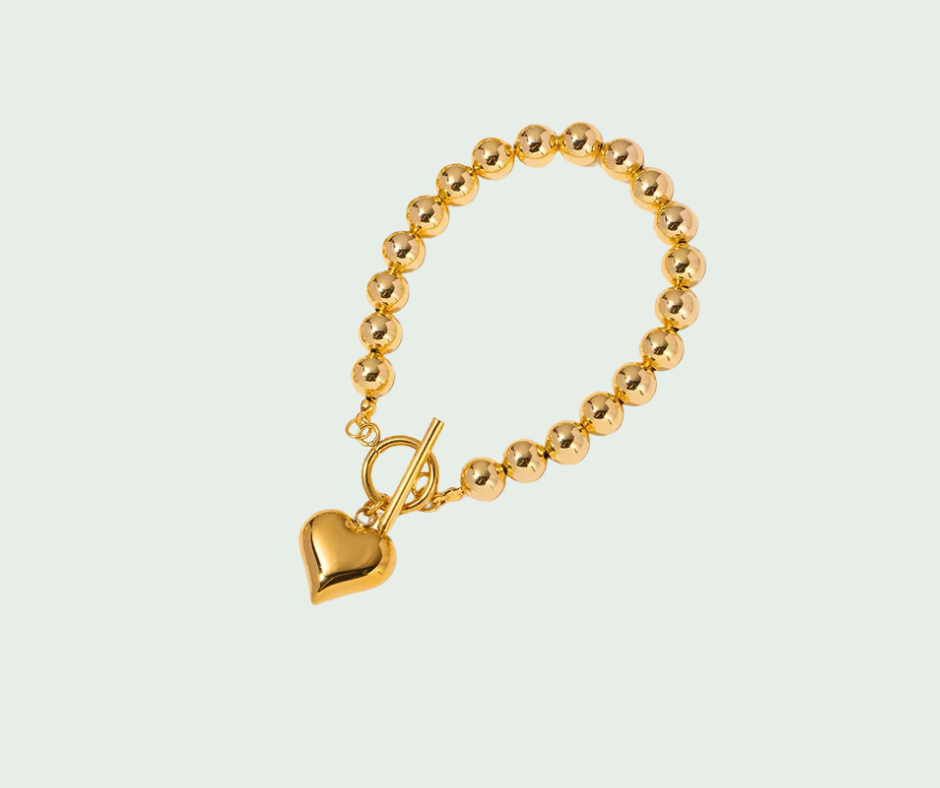 Chunky Heart Oro