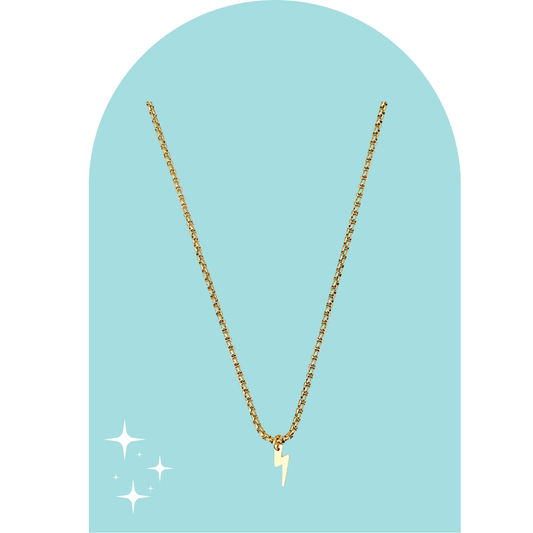 Stainless Steel Lightning Necklace