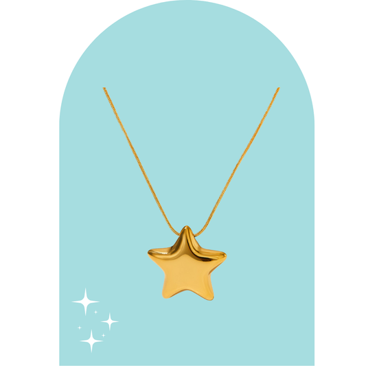 Stainless Steel Star Necklace