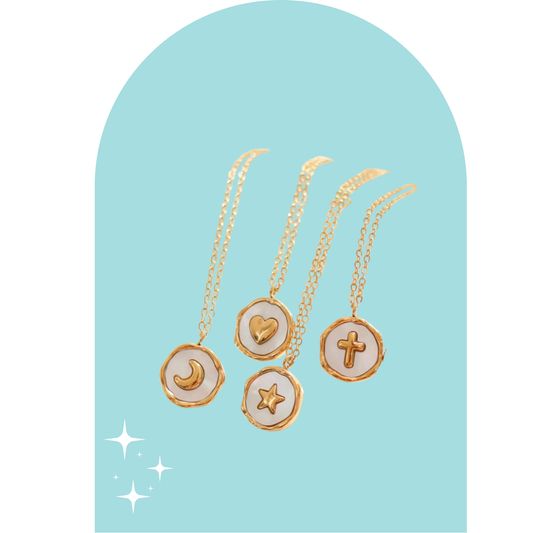 Stainless Steel White Necklaces Collection