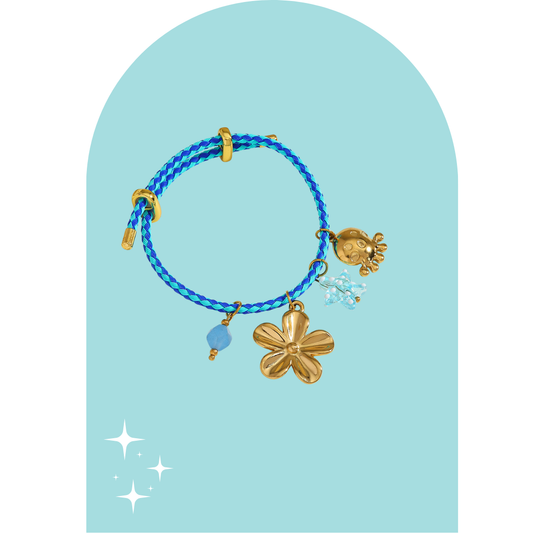 Stainless Steel In Bleu Bracelet