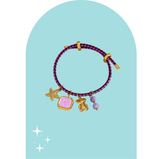 Stainless Steel Purple Details Bracelet